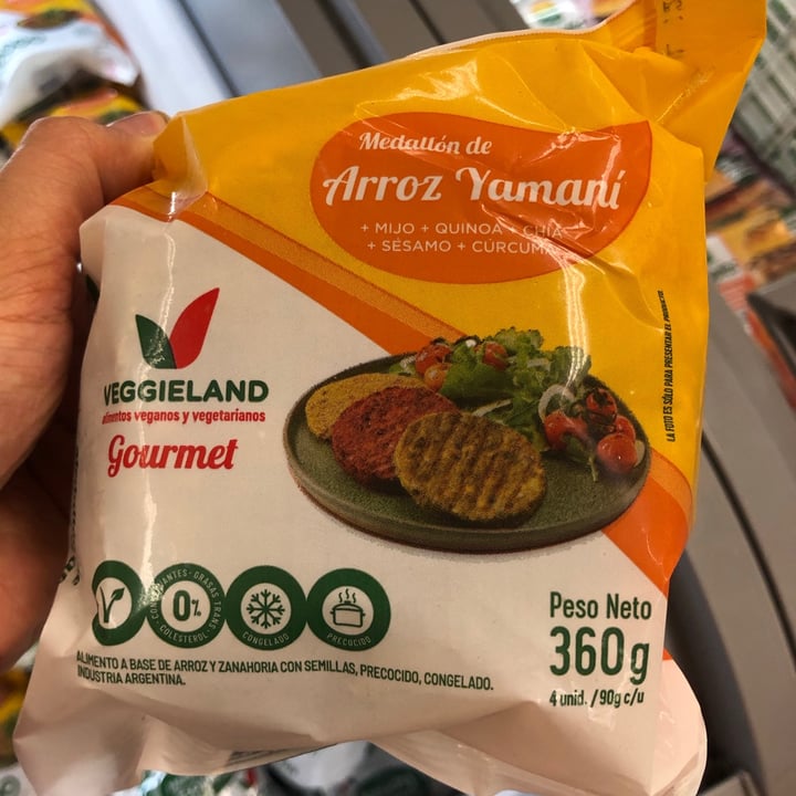 photo of Veggieland Medallón de Arroz Yamaní shared by @beluve on  13 Feb 2021 - review