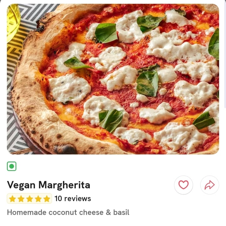 photo of The Pizza Bakery - Brew & Eatery, Indiranagar Vegan Margherita shared by @anweshagoel on  29 Sep 2022 - review