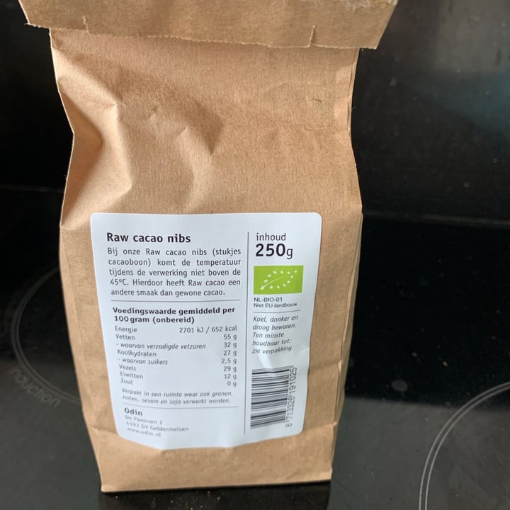 photo of De Nieuwe Band Organic Raw Cacao Nibs shared by @dieneke on  13 Aug 2021 - review