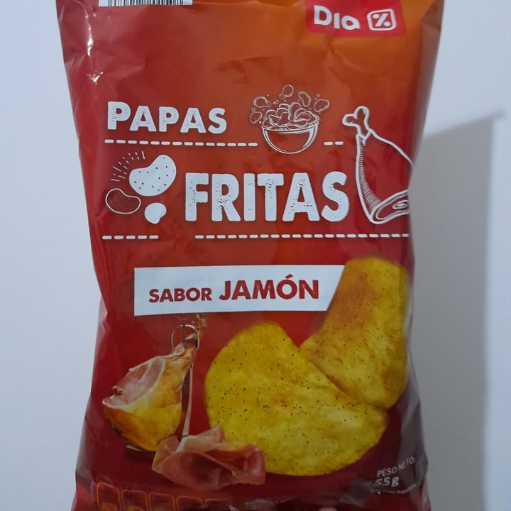 photo of Dia% Papas Fritas Sabor Jamón shared by @orianabanegas on  01 Mar 2022 - review