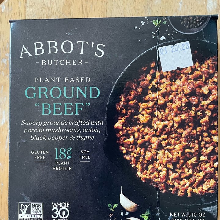 photo of Abbot's Butcher Plant Based Ground “Beef” shared by @katydidlinzy on  17 Nov 2022 - review