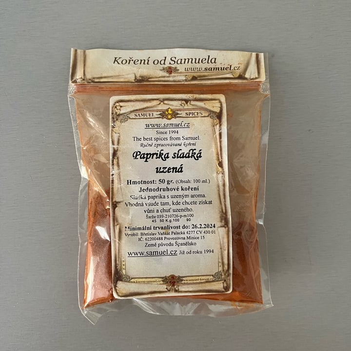 review photo of Samuel Spices Smoked Paprika shared by @anyacz on 24 Mar 2022 - review