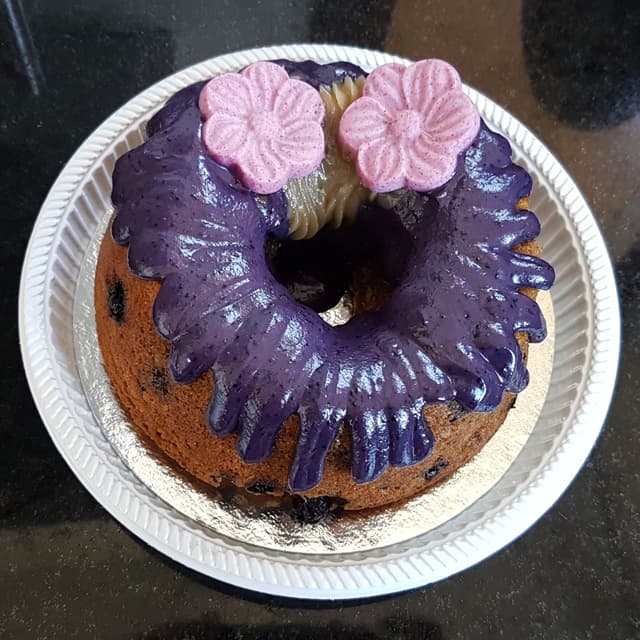「Blueberry cake」の料理の写真