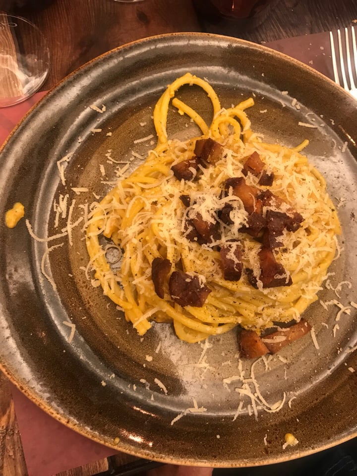 review photo of Rifugio Romano Vegan Carbonara shared by @cucinavegan on 18 Feb 2020 - review