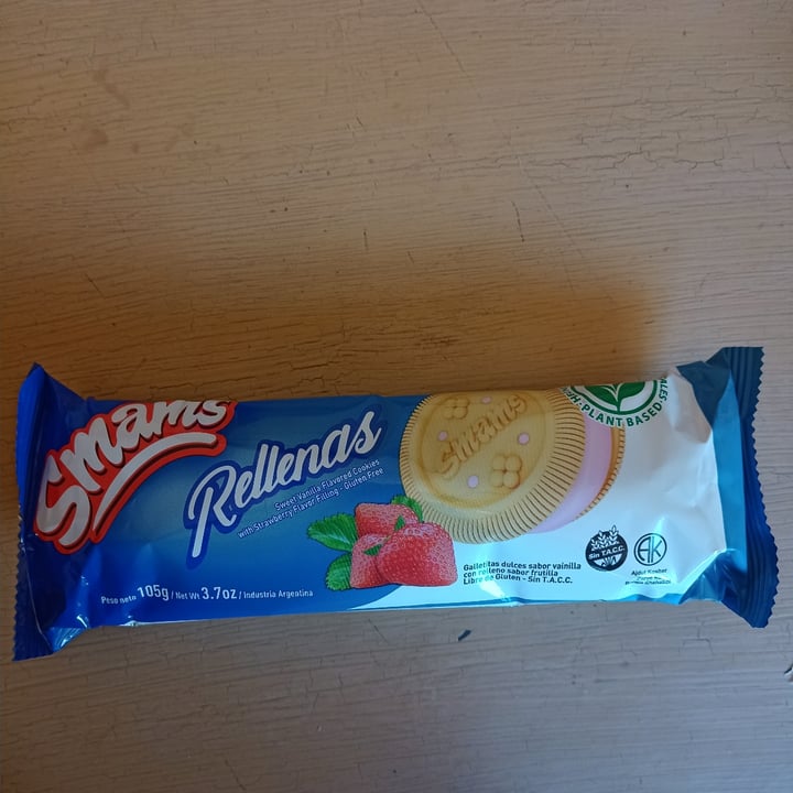 review photo of smams Galletitas De Vainilla & Relleno De Frutilla shared by @mar-antiespecista1 on 11 Aug 2022 - review