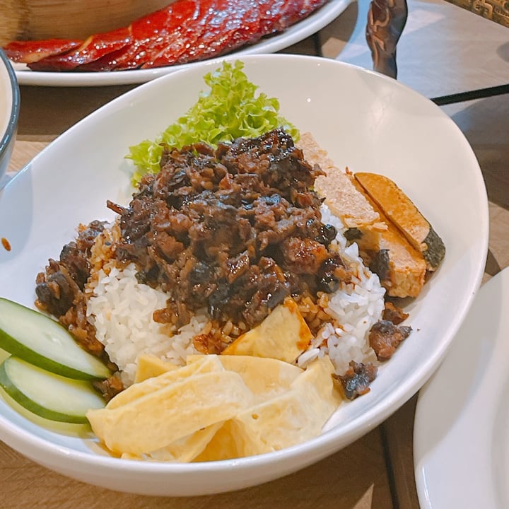 photo of VeganBliss 蔬福 Minced Meat Rice shared by @veggiexplorer on  01 Jul 2022 - review
