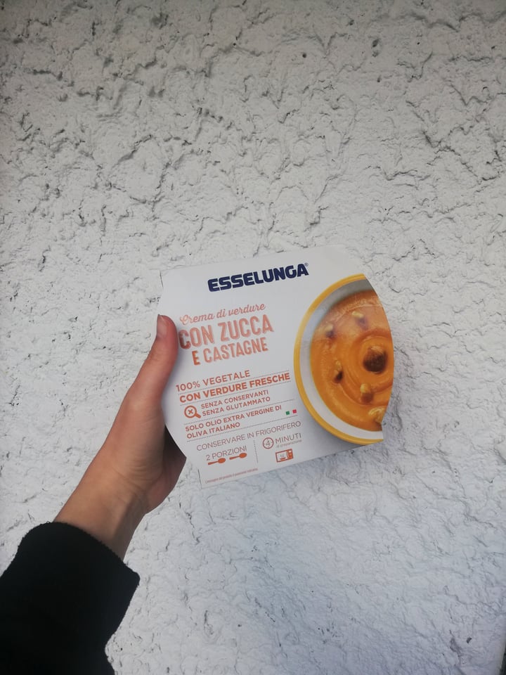 photo of  Esselunga Crema Di Zucca E Castagne shared by @mmiriam on  22 Apr 2021 - review