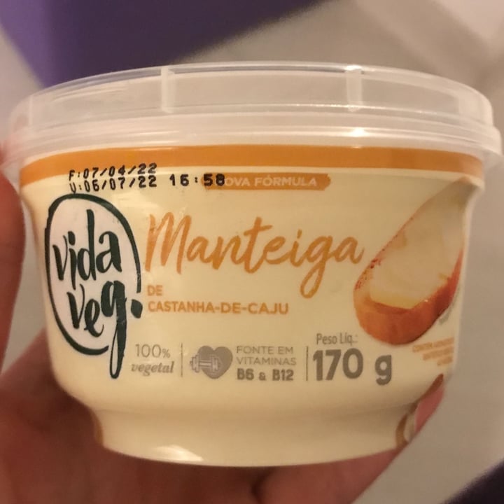 photo of Vida Veg Manteiga de castanha de caju shared by @mirianbrasil1 on  13 May 2022 - review