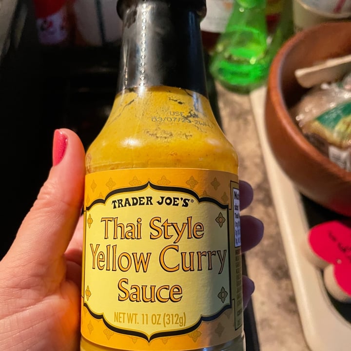 photo of Trader Joe's thai yellow style curry shared by @klreindel on  01 Jun 2022 - review