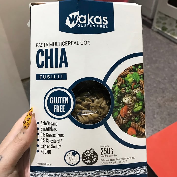 photo of Wakas Pasta Multicereal con Chia shared by @azaivegana on  15 Dec 2020 - review