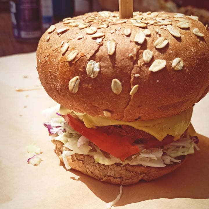 photo of Vegan Beat Red bean burger shared by @kallia on  27 Dec 2021 - review