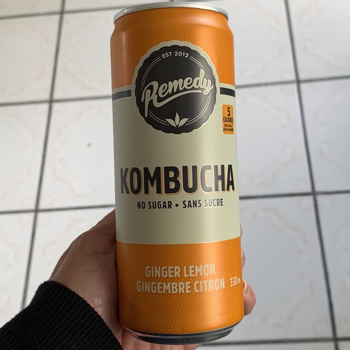photo of Remedy Ginger Lemon Kombucha shared by @nbacha on  23 Sep 2022 - review