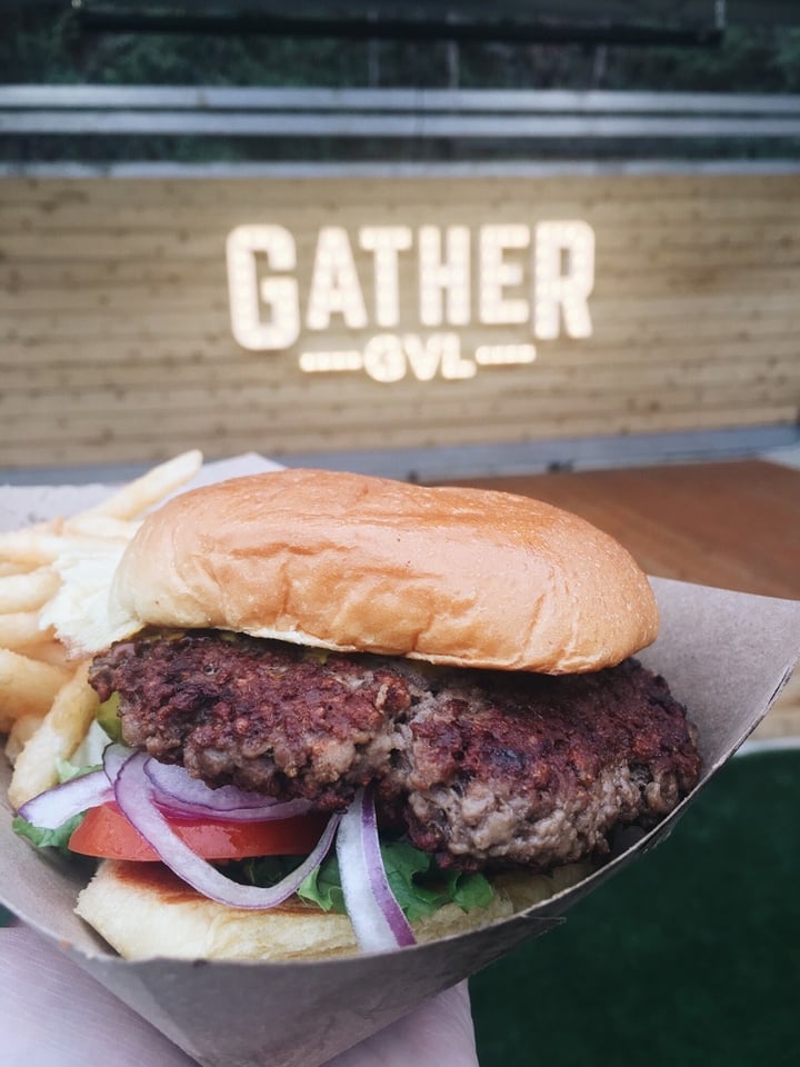 photo of Gather GVL The Impossible Burger shared by @thehippiebiscuit on  20 Feb 2020 - review