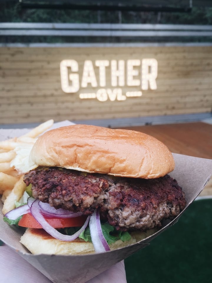 review photo of Gather GVL The Impossible Burger shared by @thehippiebiscuit on 20 Feb 2020 - review