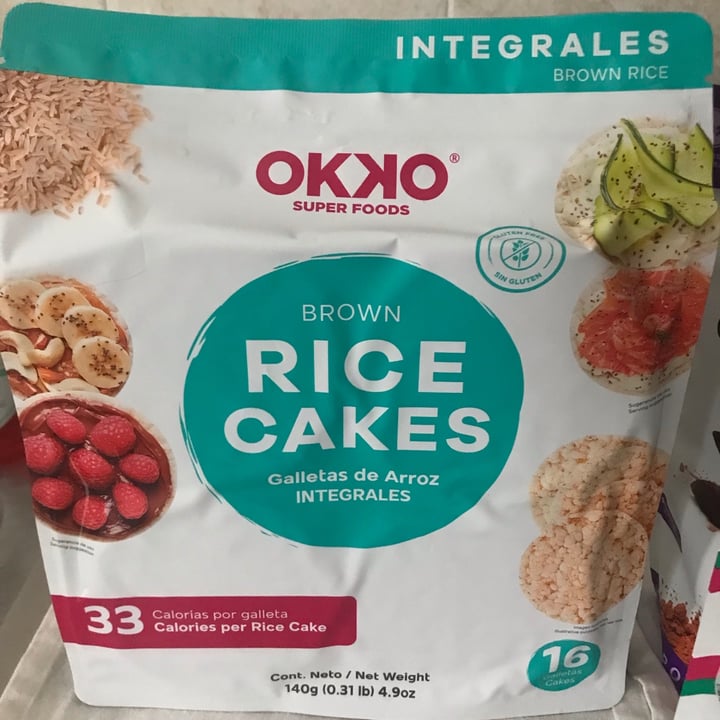 photo of Okko Super Foods Galletas De Arroz shared by @bedid on  29 Jul 2021 - review