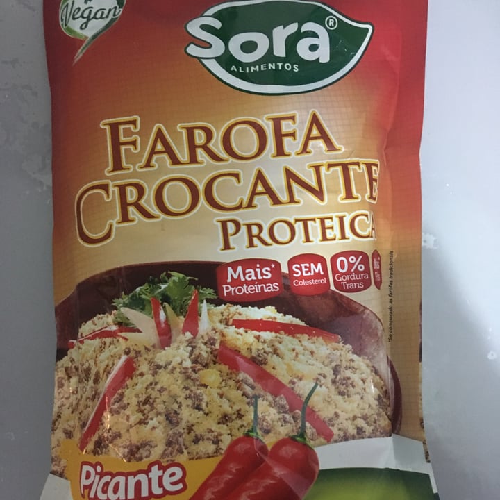 photo of Sora Farofa Crocante Proteica shared by @andreareis on  11 May 2022 - review