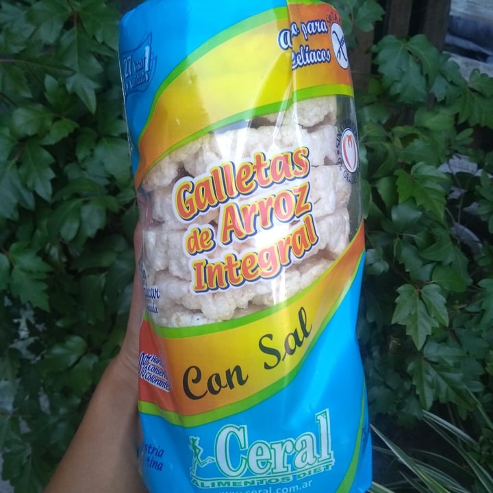 photo of Ceral Alimentos Diet Galletas de arroz integral Con Sal shared by @flornijas on  04 Apr 2021 - review