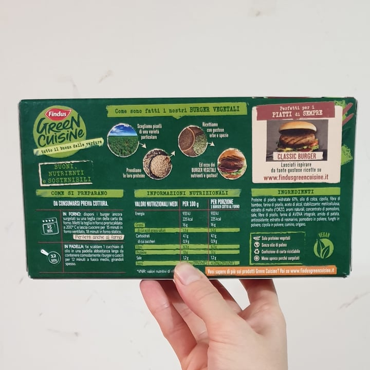 review photo of Findus Burger Vegetali shared by @itsirenet on 08 Sep 2022 - review