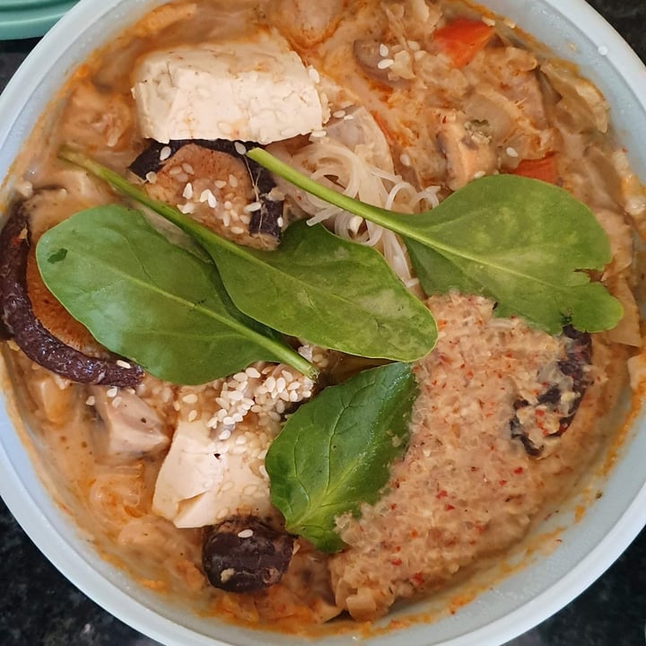 review photo of Niche the Vegan Eatery Asian Shitake Noodle Soup shared by @naeemahseedat on 24 Jul 2020 - review