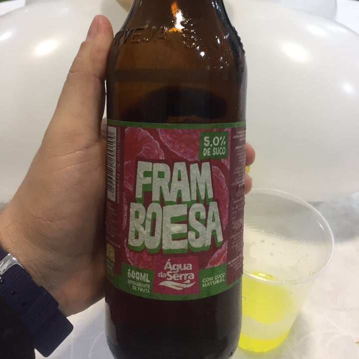 review photo of água da serra refrigerante de framboesa shared by @dioleitis on 19 Jun 2022 - review