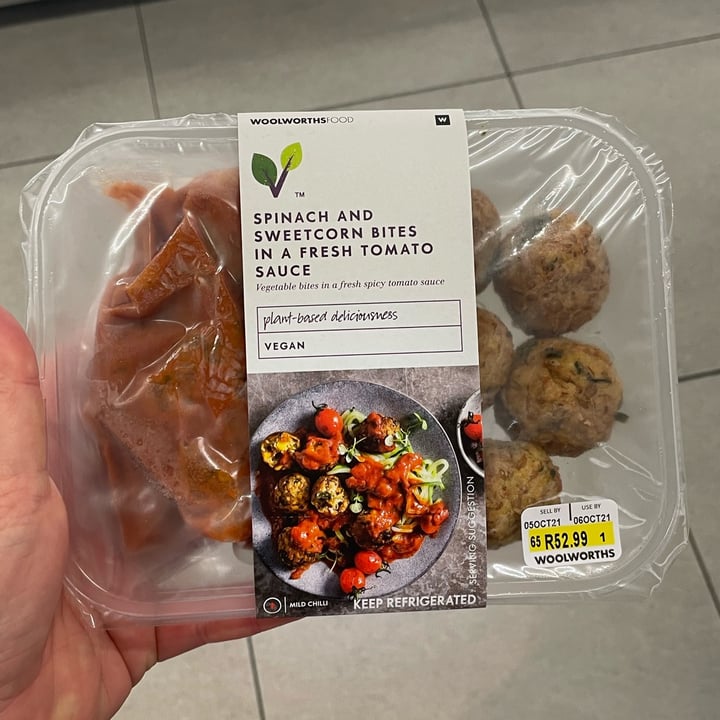 review photo of Woolworths Food Spinach & Sweetcorn Bites shared by @lelo21 on 08 Oct 2021 - review
