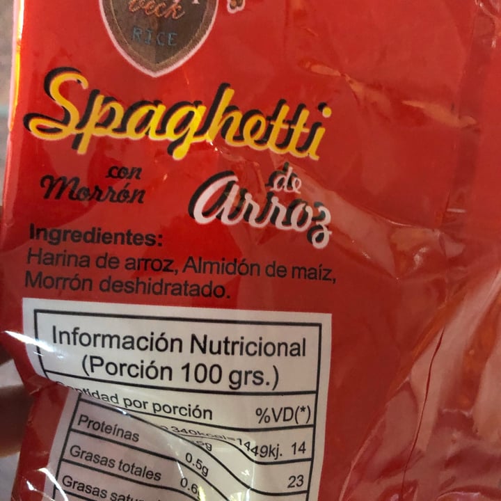 review photo of Party Beck Spaghetti De Arroz Y Morrón shared by @jerogt on 06 Jan 2021 - review