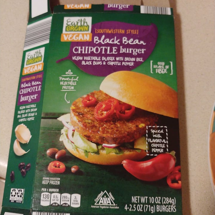 review photo of Earth Grown Black bean burger shared by @lindsey21 on 03 Dec 2022 - review
