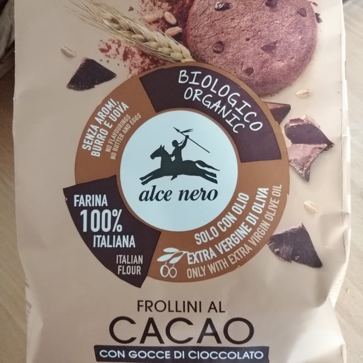 photo of Alce Nero Biscotti cacao con gocce di cioccolato shared by @evanitra on  10 Nov 2022 - review