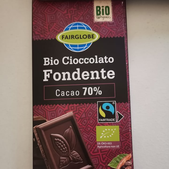review photo of Fairglobe Cioccolato Fondente Cacao 70% shared by @giuliagraziano on 06 Apr 2022 - review