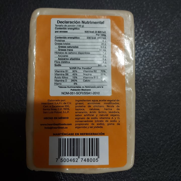 photo of Heartbest Queso sabor chihuahua shared by @mariana2703 on  09 Nov 2021 - review