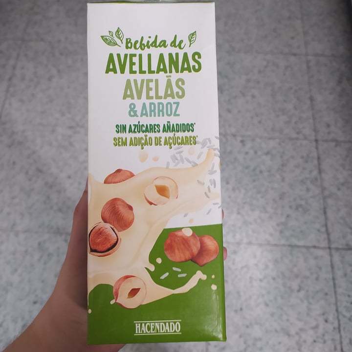 photo of Hacendado Bebida de avellanas y arroz shared by @teysis on  07 Jun 2022 - review
