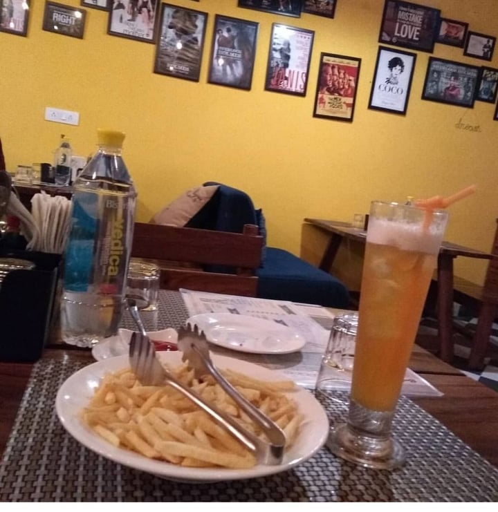 photo of Nostalgia cafe Lemon Green Tea, Peach Iced Tea And French Fries shared by @amazinganurupa on  24 Jan 2020 - review