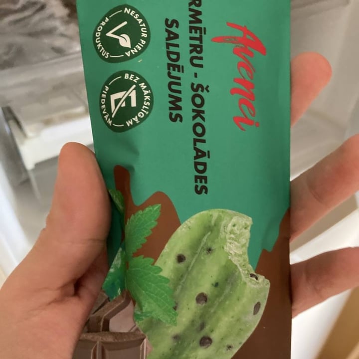 photo of Avenei Piparmētru-šokolādes saldējums shared by @evija on  12 Oct 2021 - review