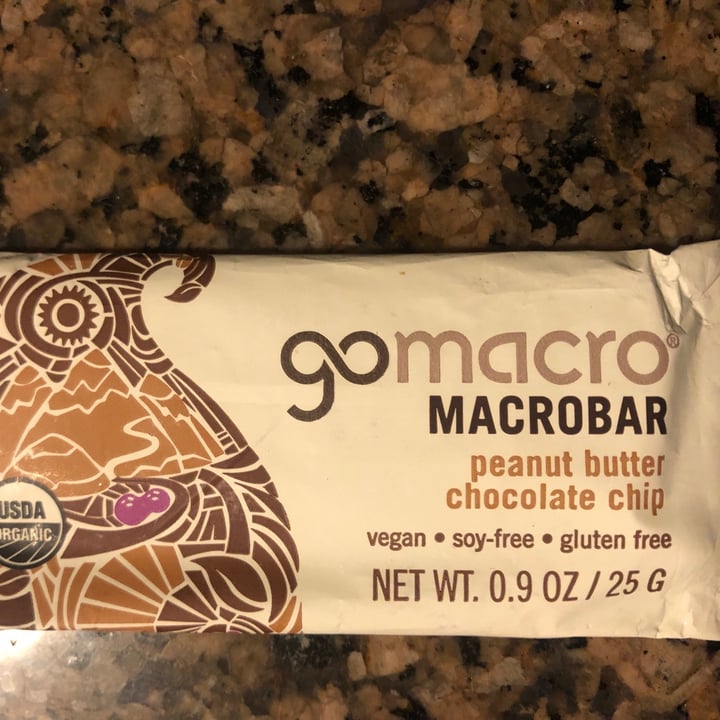 photo of GoMacro Protein Pleasure - Peanut Butter Chocolate Chip shared by @karenasp on  12 Jun 2020 - review