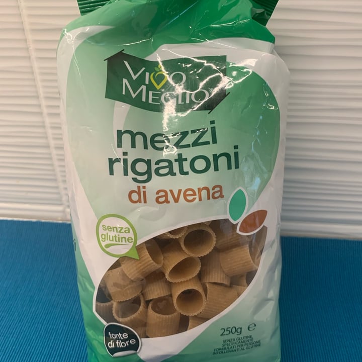 photo of Vivo Meglio Mezzi Rigatoni di Avena shared by @vegzari on  13 Mar 2022 - review