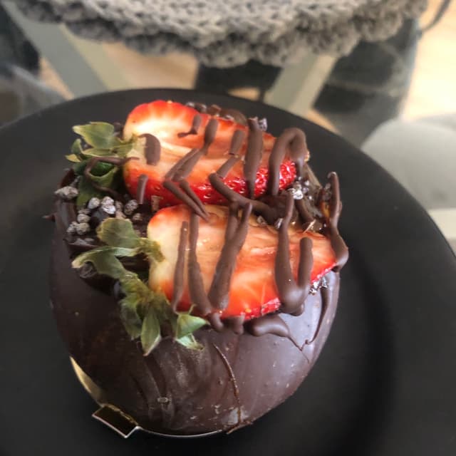 Photo du plat “Maravilha De Chocolate Com Morango”