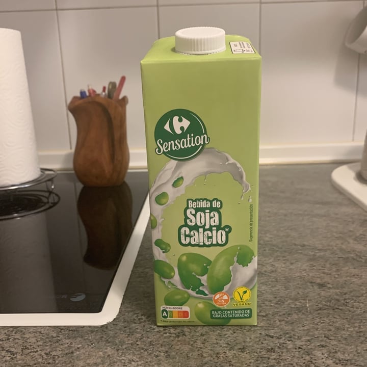 photo of Carrefour Sensation Bebida de Soja Calcio shared by @alcudita on  18 Jun 2021 - review