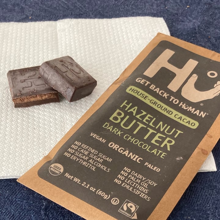 photo of Hu Kitchen Hazelnut Butter Dark Chocolate shared by @rjp on  13 Apr 2022 - review