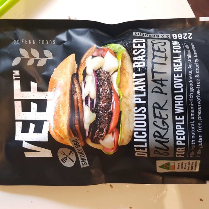 photo of Veef Plant Based Burger Patties shared by @bonniebrown on  21 Aug 2019 - review