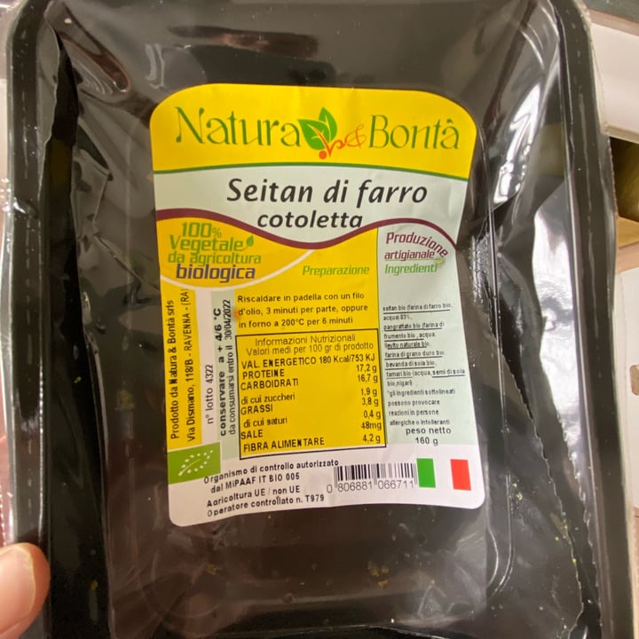 review photo of Natura e bontà di Antonio Iaculli Seitan di farro cotoletta shared by @alebk on 07 Apr 2022 - review