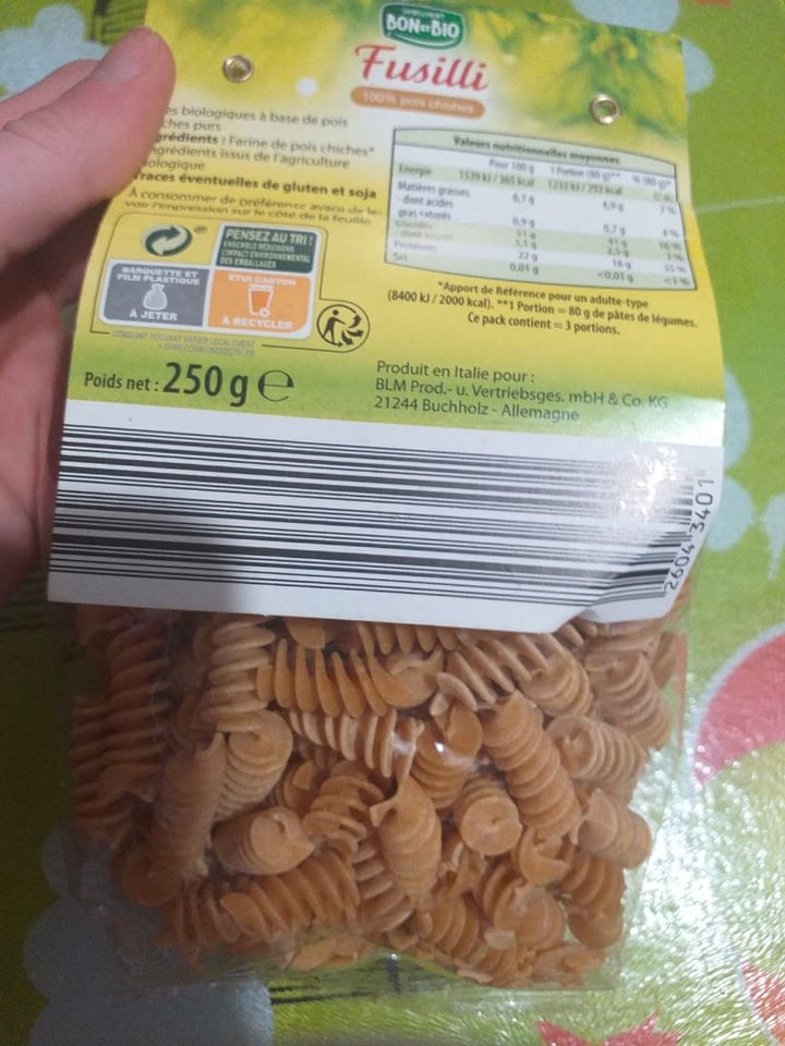 photo of Simplement bon et bio Fusilli shared by @athenais on  15 Mar 2020 - review