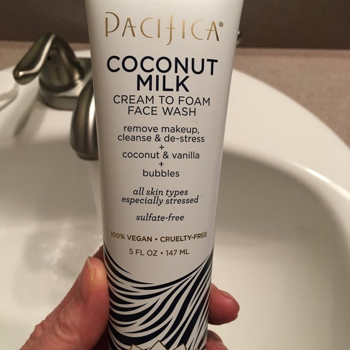 review photo of Pacifica Coconut Milk Cream to Foam Face Wash shared by @kaywizz on 29 May 2022 - review