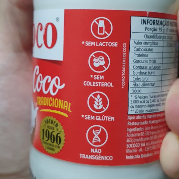 photo of Sococo Leche De Coco shared by @scandolieri on  09 May 2022 - review
