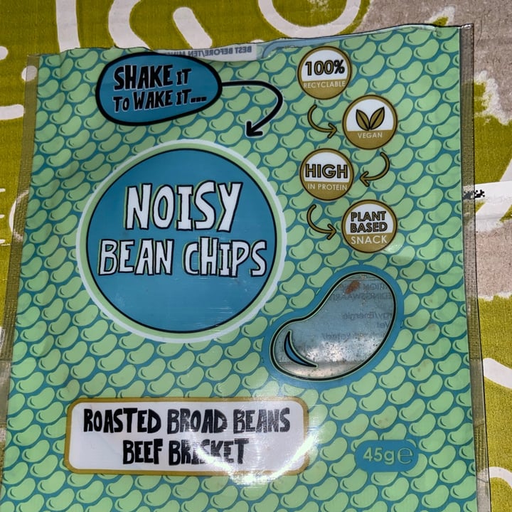 photo of Noisy bean chips Roasted Broad Bean Beef Brisket shared by @thebrummievegan on  29 May 2021 - review