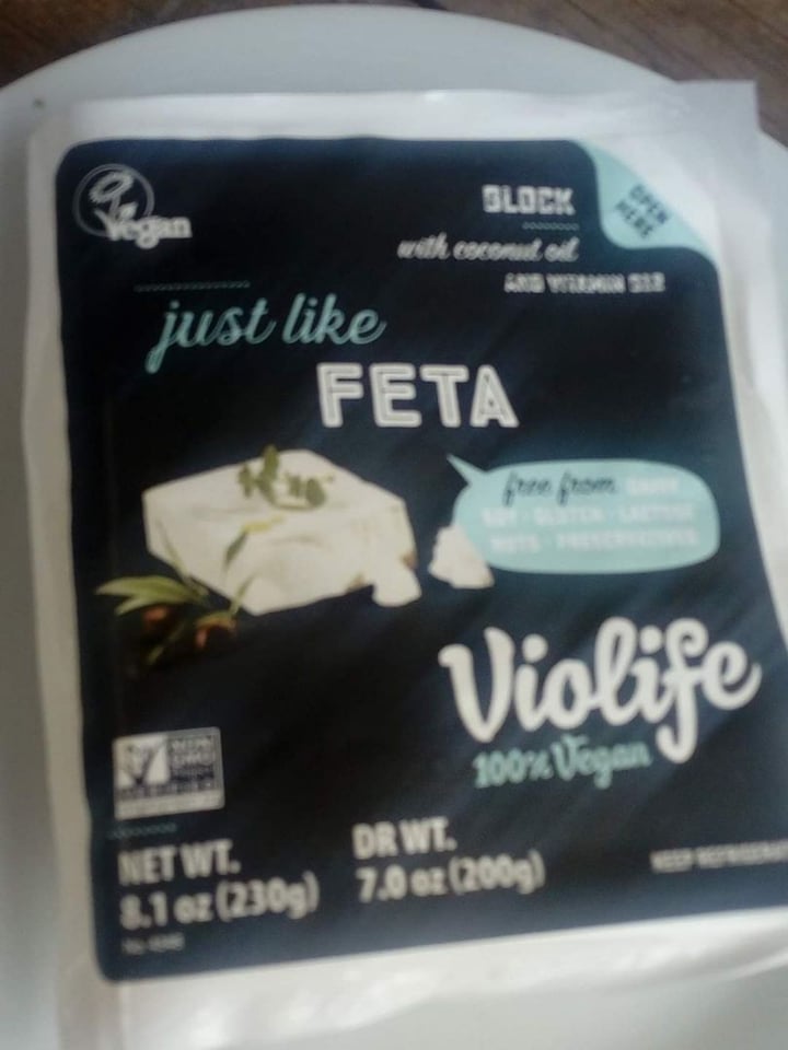 photo of Violife Feta Block - Greek White shared by @poisongirl95 on  28 Feb 2020 - review