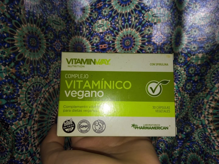 photo of VitaminWay Complejo Vitamínico Vegano shared by @mmaarrttiinnaa on  12 Aug 2020 - review