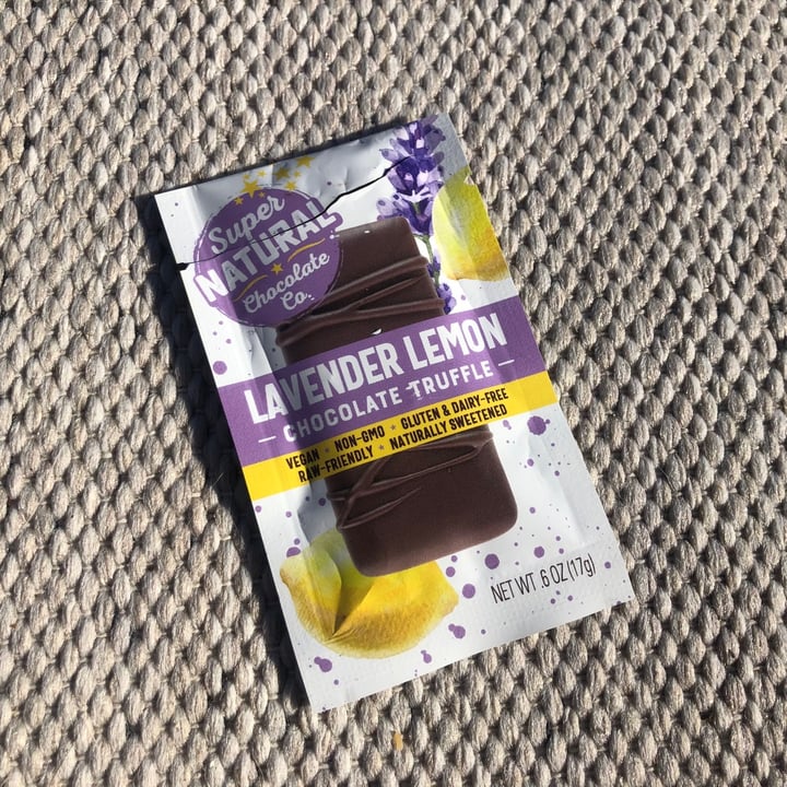 photo of Super Natural Chocolate Co Lavender Lemon Chocolate Truffle shared by @smallbird on  14 Jun 2021 - review