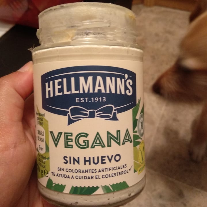 photo of Hellmann’s Hellman’s Vegan Mayonnaise shared by @mariadesalomon on  02 Sep 2020 - review