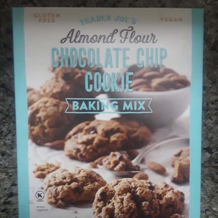 review photo of Trader Joe's Almond flour chocolate chip cookie mix shared by @theveganbiologist on 30 May 2021 - review