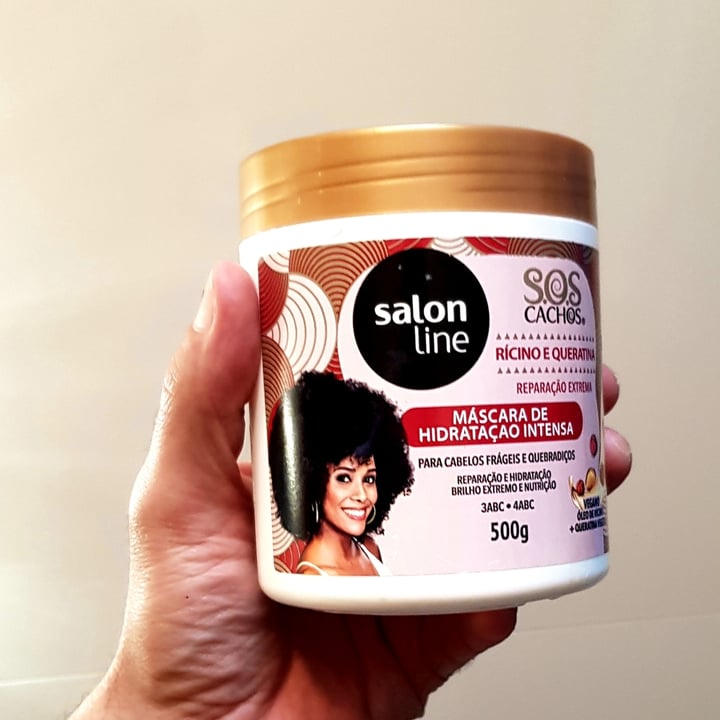photo of Salon line Máscara de hidratação - SOS cachos shared by @maxguitarvegan on  07 May 2022 - review